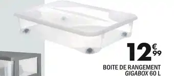 La Foir'Fouille Boite de rangement gigabox 60 l offre
