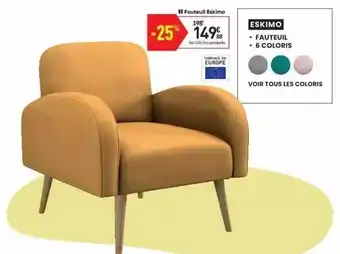 Conforama Fauteuil Eskimo offre