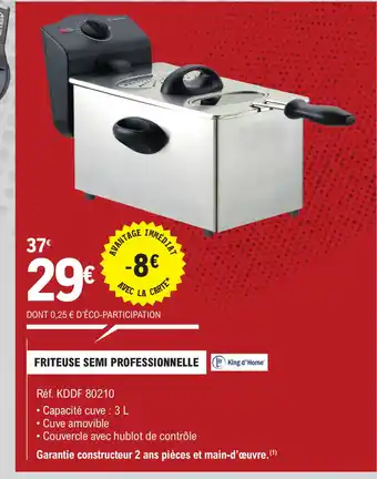 E.Leclerc FRITEUSE SEMI PROFESSIONNELLE offre