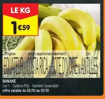Leader Price BANANE offre