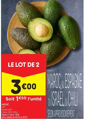 Leader Price AVOCAT offre