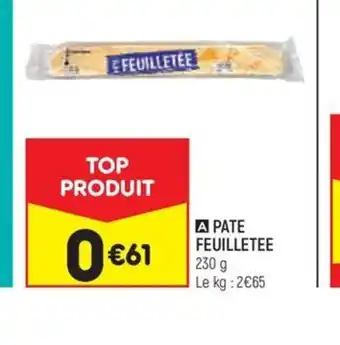 Leader Price A PATE FEUILLETEE offre