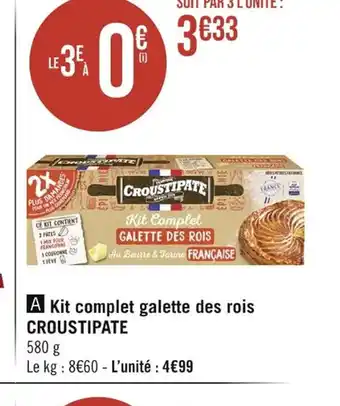 A Kit complet galette des rois