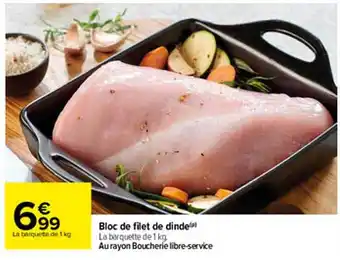 Carrefour Bloc De Filet De Dinde offre