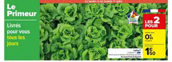 Carrefour Laitue offre