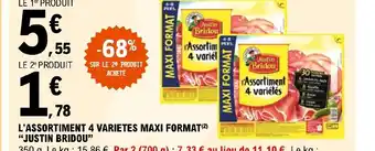 E.Leclerc Express L'ASSORTIMENT 4 VARIETES MAXI FORMAT offre