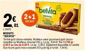E.Leclerc Express BISCUITS BELVITA offre