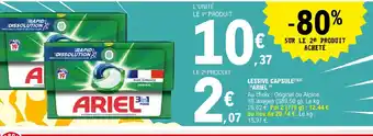E.Leclerc Express LESSIVE CAPSULE ARIEL " offre
