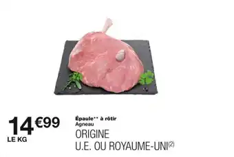 Monoprix Épaule** à rôtir Agneau offre