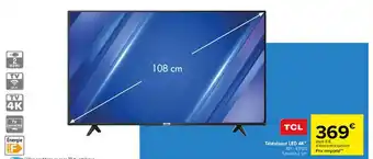 Téléviseur Led 4k Tcl