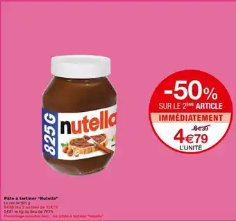 Monoprix Pâte à tartiner "Nutella" offre
