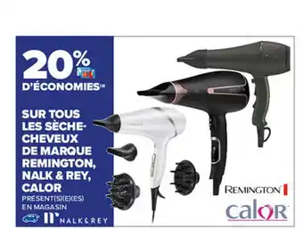 Carrefour Sèche-cheveux De Marque Remington, Nalk & Rey, Calor offre