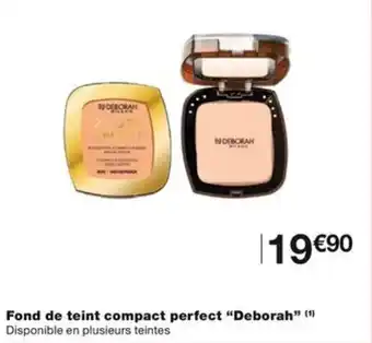 Monoprix Fond de teint compact perfect "Deborah" (1) Disponible en plusieurs teintes offre