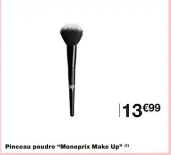 Monoprix Pinceau poudre "Monoprix Make Up” (*) offre