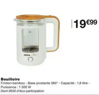 Monoprix Bouilloire offre