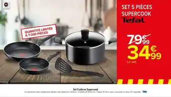 Carrefour Set 5 pièces Supercook offre