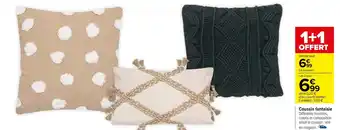 Carrefour Coussin fantaisie Différents modèles, coloris et composition selon le coussin : voir en magasin. offre