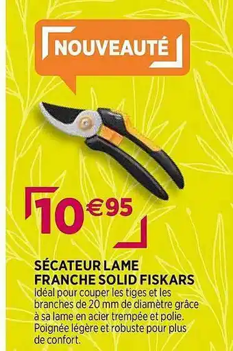 Sécateur Lame France Solid Fiskars