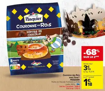 Carrefour Couronne des Rois avec Fève(n) PASQUIER offre