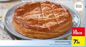 Carrefour Galette aux pommes 6 parts(n) offre