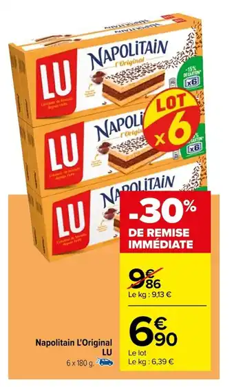 Carrefour Napolitain L'Original LU offre