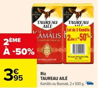 Carrefour Riz TAUREAU AILÉ offre