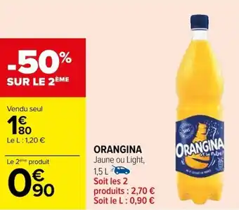 Carrefour ORANGINA offre