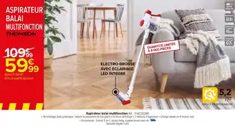 Carrefour Aspirateur balai multifonction Réf. : THVC2312WR offre