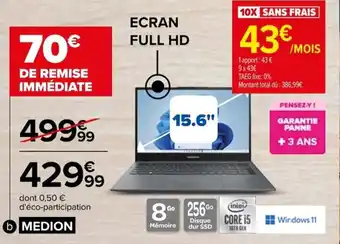 Carrefour MEDION offre