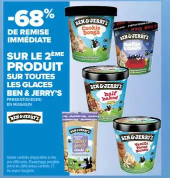 Carrefour Market Glaces Ben & Jerry's offre