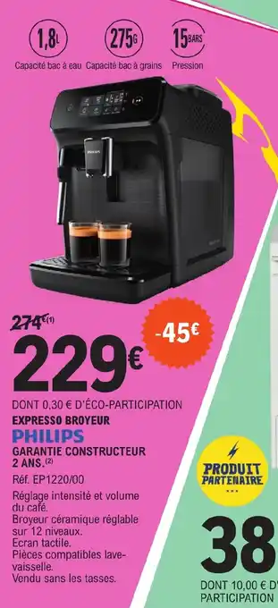 E.Leclerc EXPRESSO BROYEUR offre