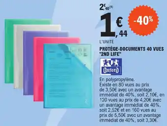 PROTĂGE-DOCUMENTS 40 VUES "2ND LIFE"