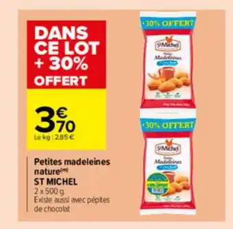 Carrefour Market Petites Madeleines Nature St Michel offre