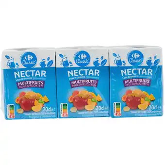 Carrefour Carrefour classic' nectar multifruits à base de concentré offre