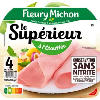 Carrefour Fleury michon jambon supérieur à l'étouffée offre
