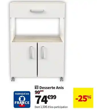 Desserte anis