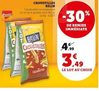 Super U Belin croustilles offre