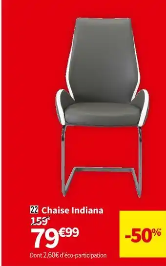 Conforama Chaise indiana offre