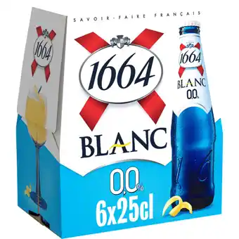 Carrefour 1664 bière sans alcool offre