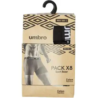 Carrefour Umbro boxers homme offre