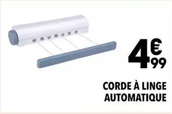Supeco Corde à linge automatique offre