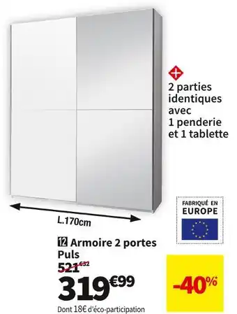 Conforama Armoire puls offre