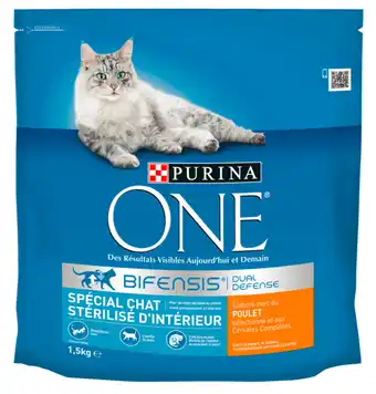 Carrefour One croquettes bifensis spécial chat stérilisé offre