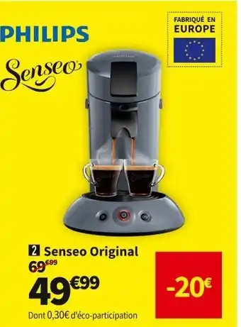 Conforama Senseo original philips hd7806/51 offre