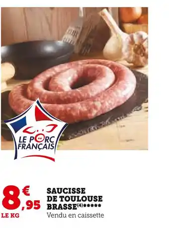 Saucisse de toulouse brasse