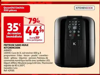 Auchan Kitchencook friteuse sans huile offre
