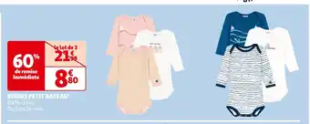 Auchan Petit bateau bodies offre