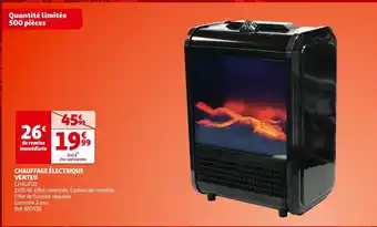 Auchan Venteo chauffage électrique offre