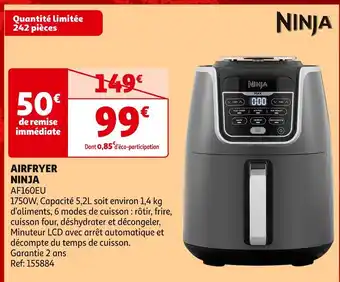 Auchan Ninja airfryer offre