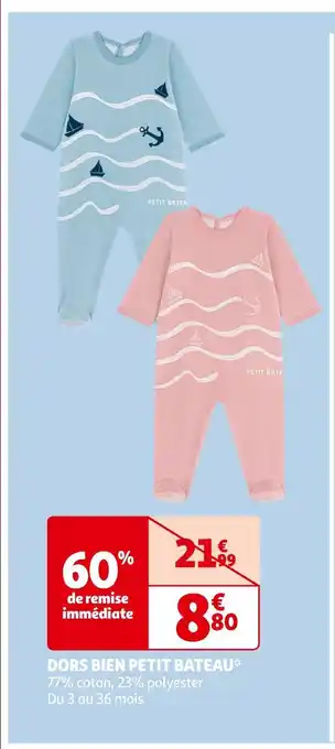 Petit bateau dors bien